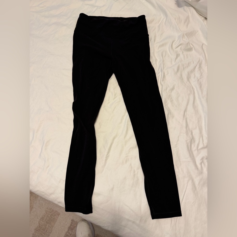 Athleta Black Leggings ULTRA HIGH RISE ELATION 7/8 TIGHT size MT